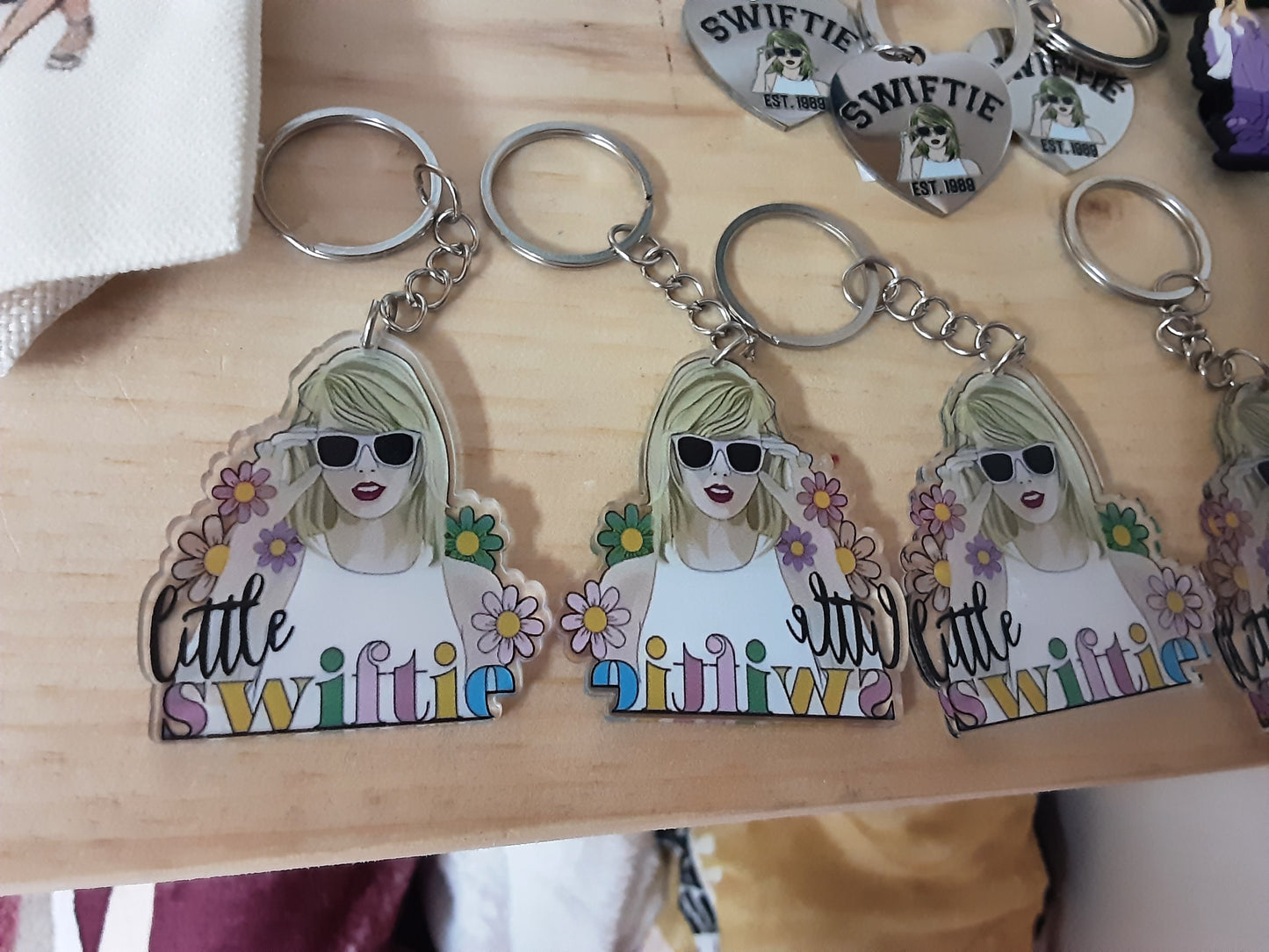 Little swiftie keychain