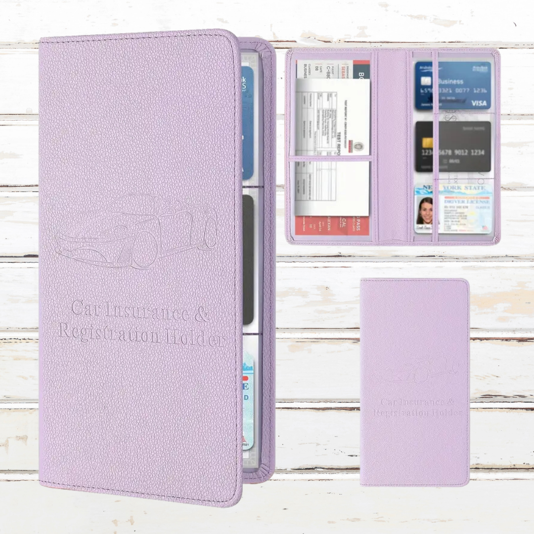 Car Registration and Insurance Card Holder