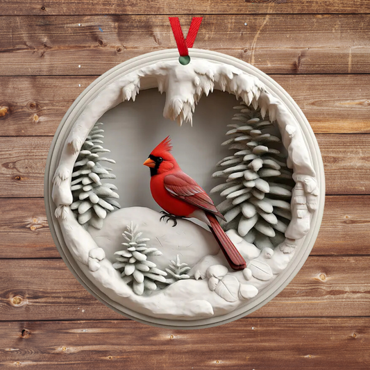 Cardinal Christmas Ornament