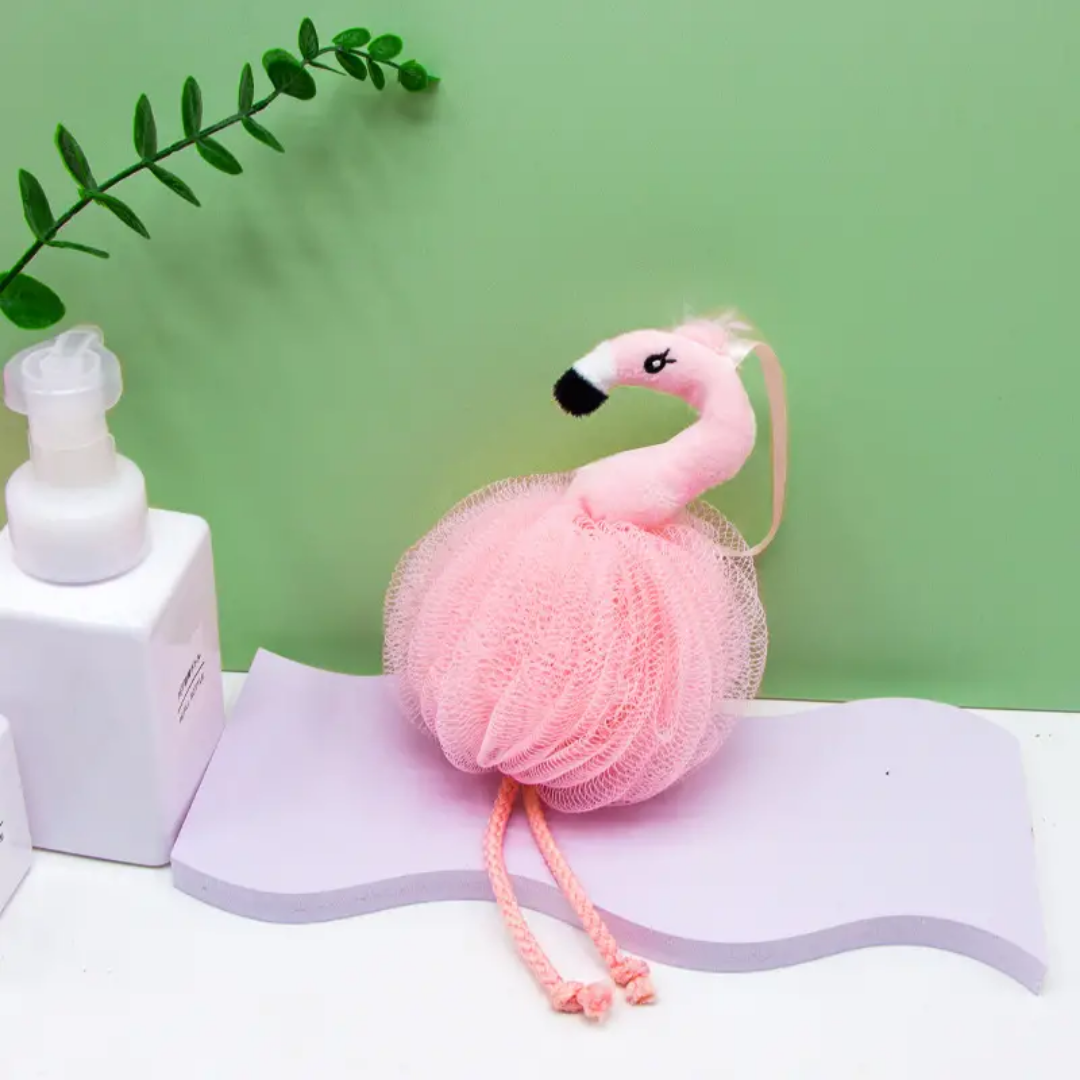 Loofah Flamingo