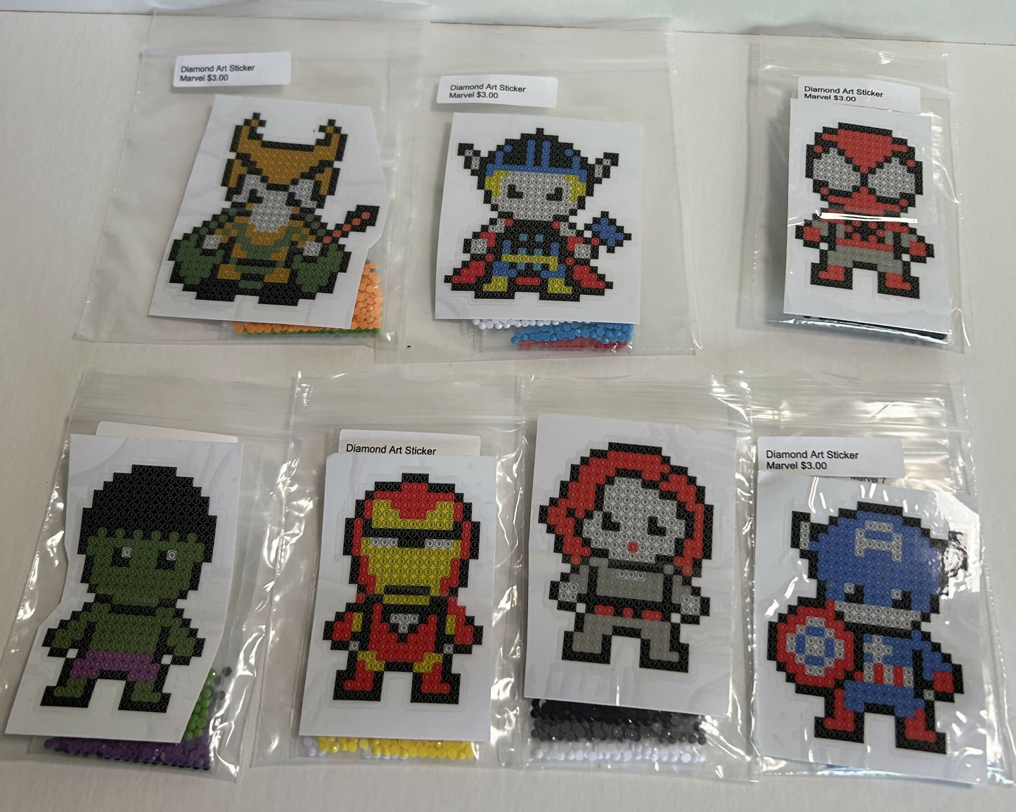 Diamond Art Kit ~ Marvel Sticker